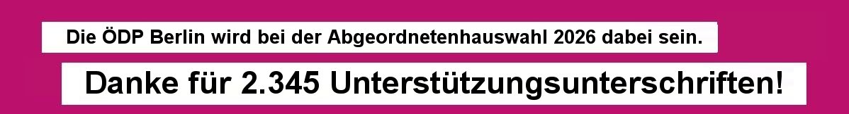 Wahlantritt geschafft
